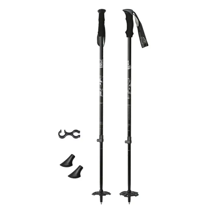 Bâtons de ski bâtons de randonnée réglables pour aventures en plein air Support de randonnée snowboard bâtons de marche robustes pour les montagnes