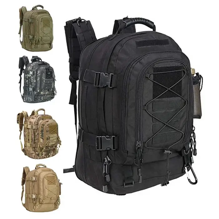 60L militaire tactique sac à dos armée Molle assaut sac à dos voyage en plein air randonnée sacs à dos Camping chasse Mochila Hombre