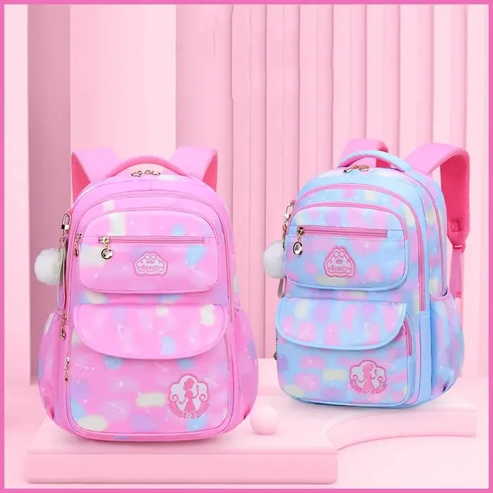 Fille enfants sac à dos sac d'école sac à dos rose pour enfant