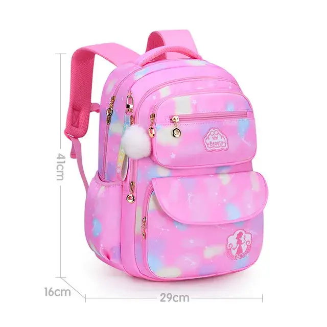 Fille sac d'école sac à dos sac à dos pour adolescent femmes enfants femme rose cartable primaire haute sac à dos