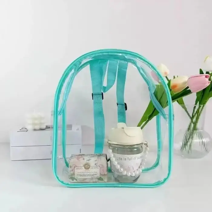 Sac à dos transparent en PVC pour enfants