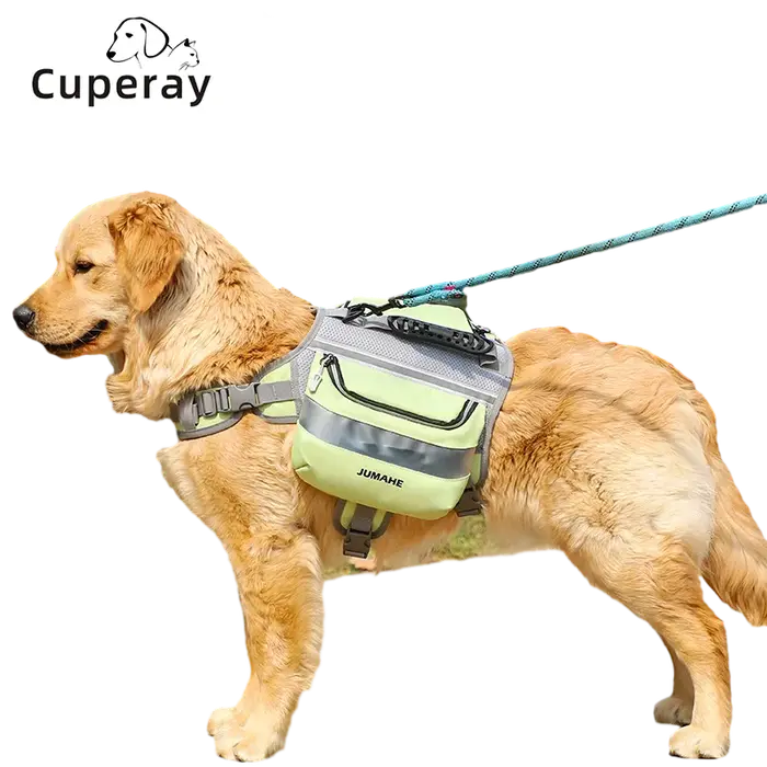 Sac à dos pour chiens moyens et grands, sacoche de dégager DulsFP avec poche latérale de sécurité pour le camping, sac glaDog pour le voyage