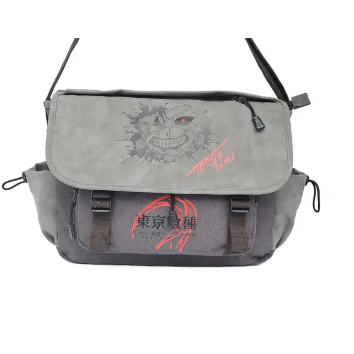 Anaime attaque sur Titan hommes/Tokyo Ghoul sac de messager toile sacs à bandoulière fourre-tout décontracté voyage sac