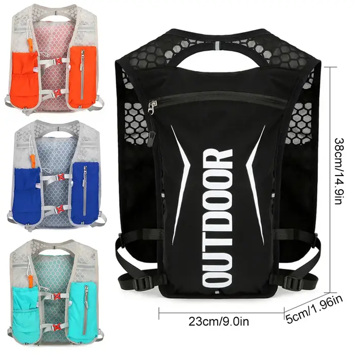 1 pièces sac à dos de gilet d'hydratation de course