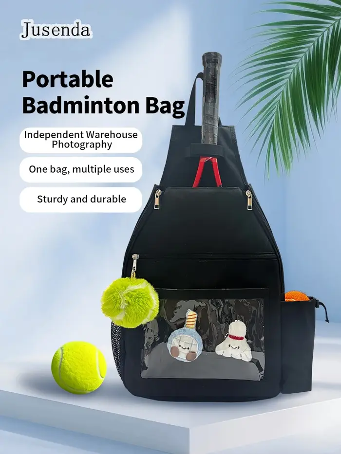 Sac à dos de tennis Jusenda, nouveau, pour raquette de badminton, paddle, pickleball, grande capacit
