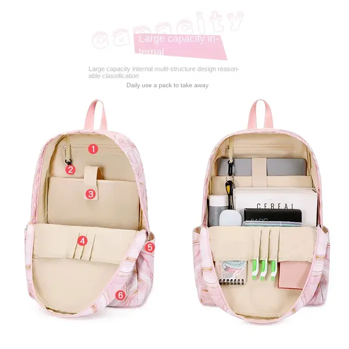 Sac à Dos d'École pour Adolescentes