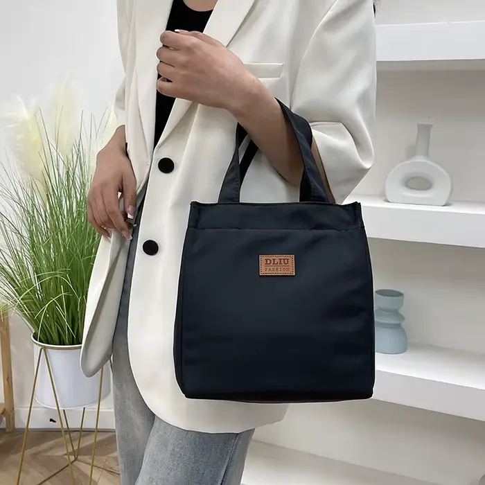 Sac à déjeuner de grande capacité avec isolation en papier d'aluminium pour le travail