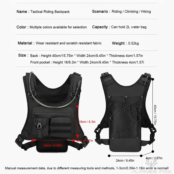 Sac de moto imperméable pour motocycliste, sac à dos de motocross, randonnée, sac d'hydratation pour moto tout-terrain