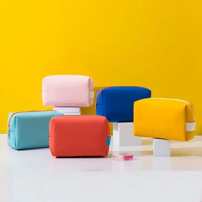 Sac à cosmétiques en cuir PU