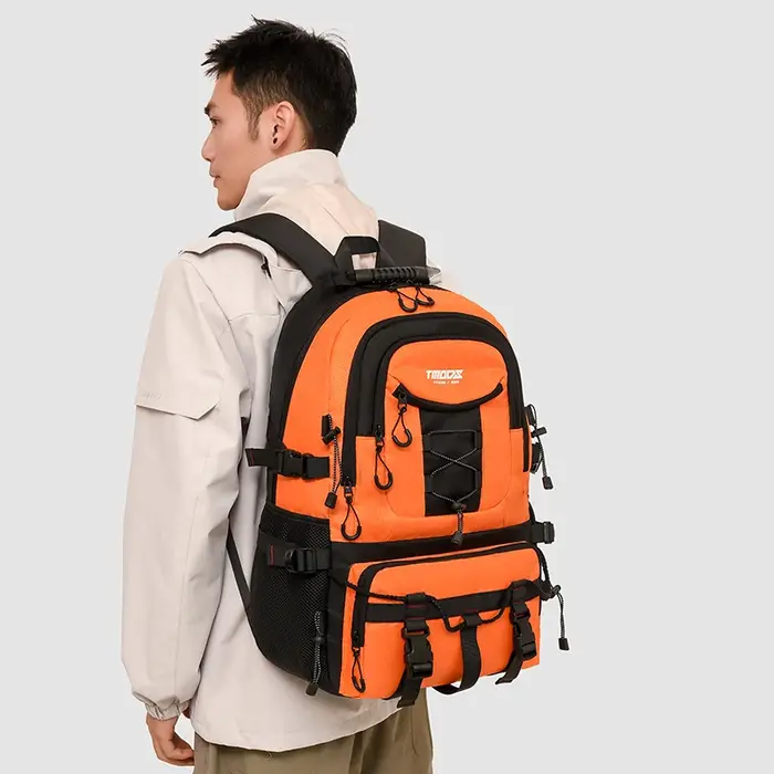 Sac à dos multicolore, sac d'alpinisme décontracté pour hommes