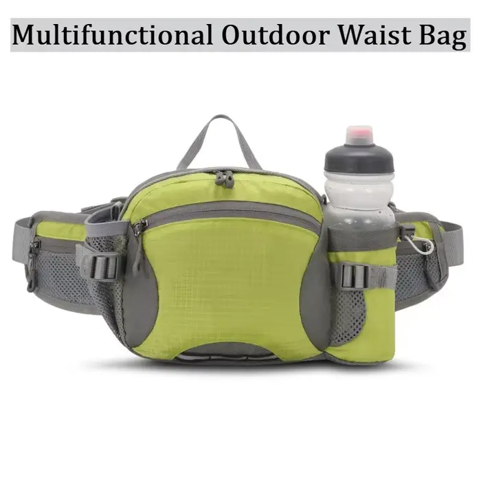 Sac de taille multifonctionnel pour la course à pied avec porte-bouteille