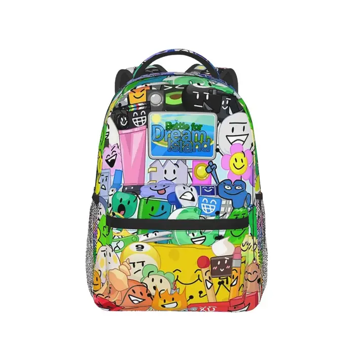 BFDI groupe photo sac à dos offre spéciale sac à dos grande capacité garçons filles BookBag sac d'éc