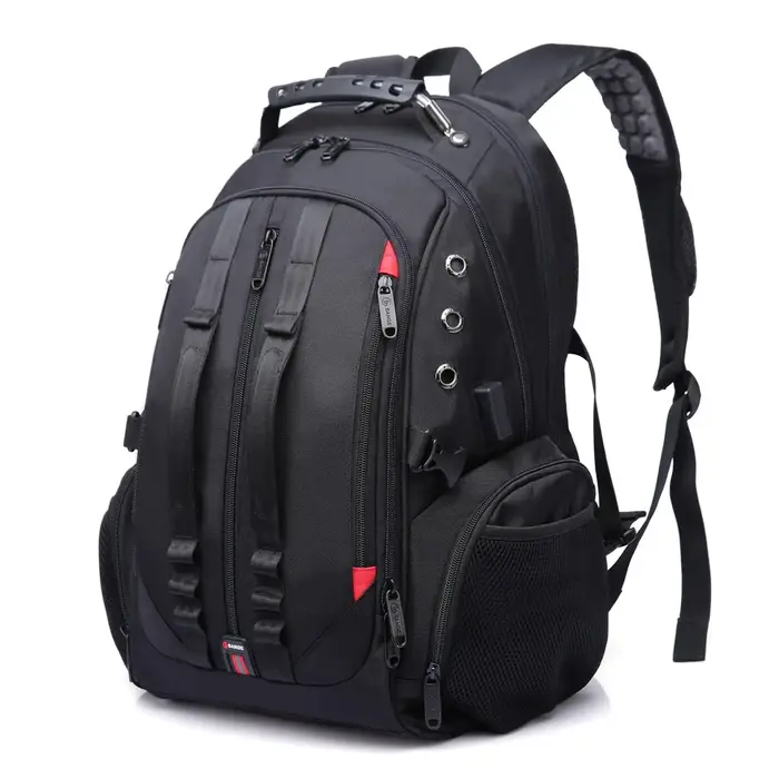 BANGE Big 40L sacs à dos pour hommes Oxford sac à dos étanche sac d'ordinateur d'affaires sac à dos de voyage sac d'école étudiant avec Port USB