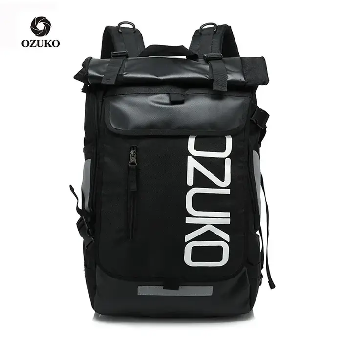 OZUKO sac à dos hommes 15.6 pouces ordinateur portable hydrofuge cartable pour adolescent décontracté étudiant sacs