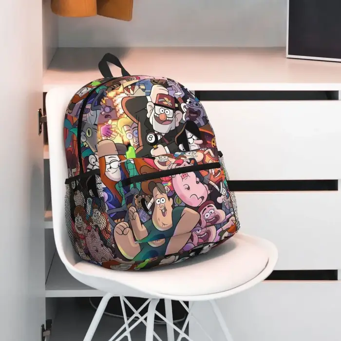 Gravitys Falls – sac à dos pour étudiants, sac d'école, randonnée, voyage, sac à dos pour garçons et filles, sac à bandoulière à la mode