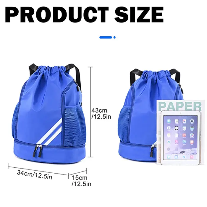 Sac à dos de sport à cordon de serrage