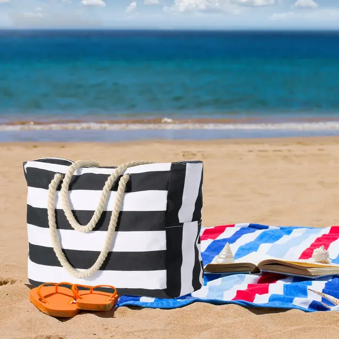 Sac de plage grand fourre-tout de plage