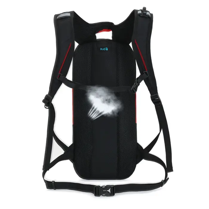 Nouveau sac à dos de vélo vtt 10L avec bandes réfléchissantes de nuit conception de sangle de casque Sports de plein
