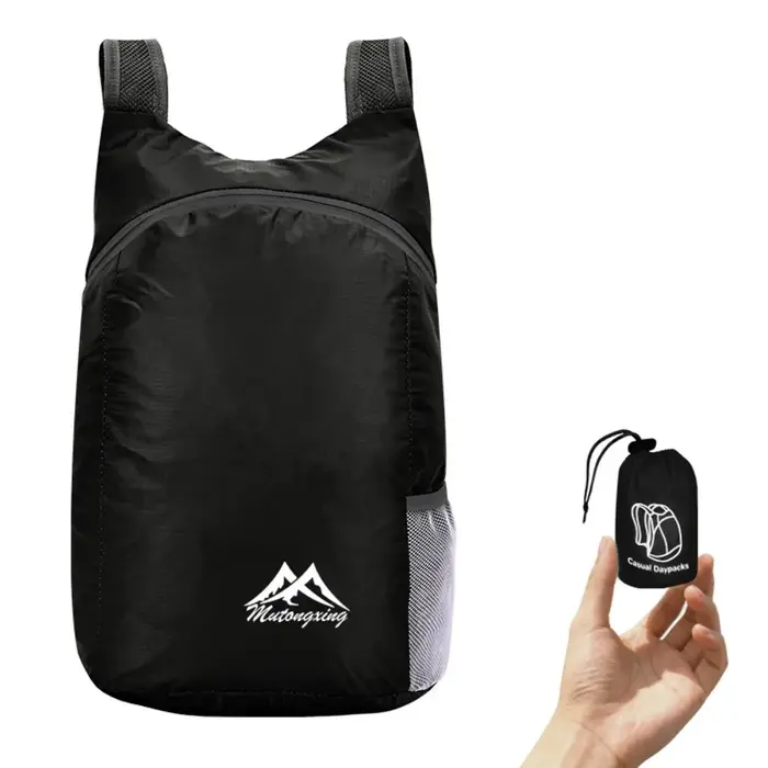 Nouveau sac à dos pliable de 20L, léger, ultraléger, pliable, pour l'extérieur, sac de jour Nano imp