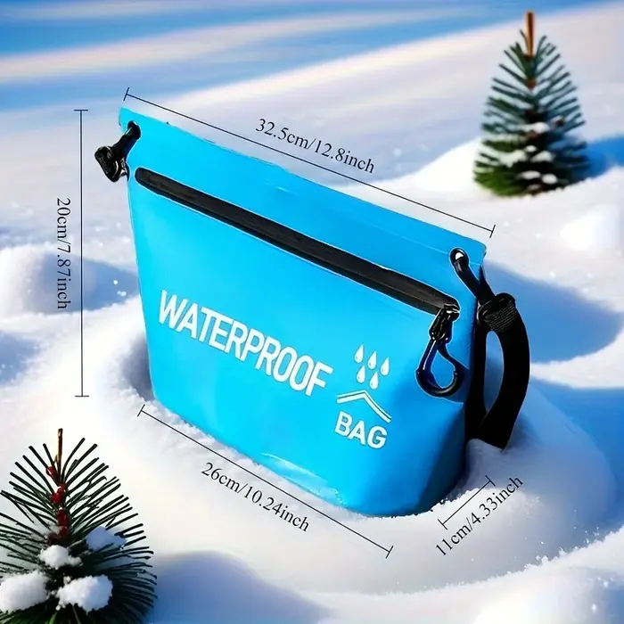 Sac étanche 5L, sac de transport durable avec fermeture éclair