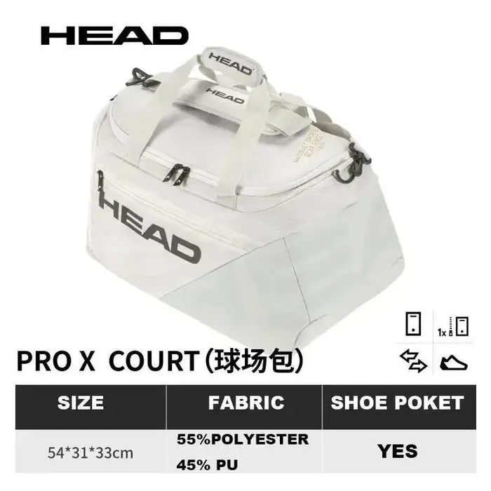 Sac de tennis HEAD Djokovic, sac à dos de tennis, sac de sport pour raquette de badminton, padel, te