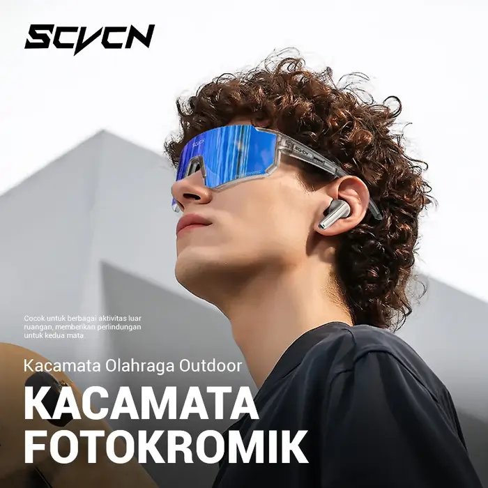 Lunettes de soleil photochromiques SCVCN pour sports de plein air