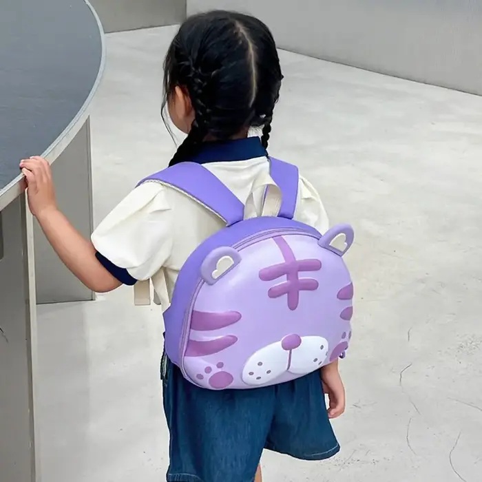 Nouveau sac à dos tigre de dessin animé EVA sac d'école Portable en plein air voyage grande capacité sac à bandoulière