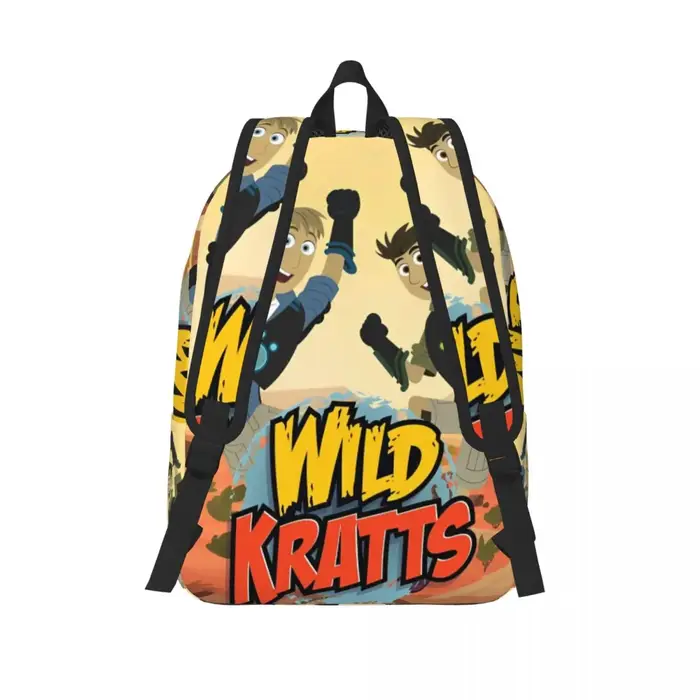 Wild Kratts Anime (1) sac à dos classique sport lycée affaires sac à dos pour hommes femmes ordinateur portable sacs en toile