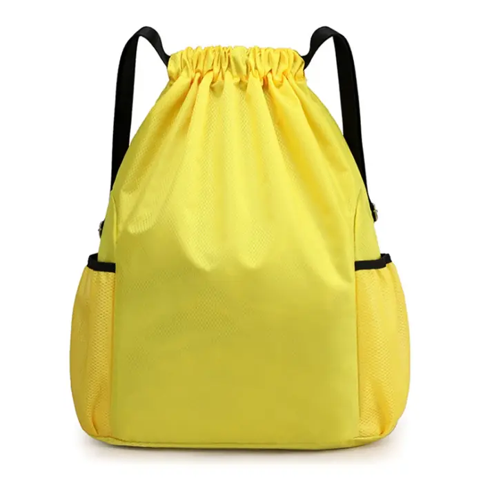Sac à dos de poche à cordon pour hommes et femmes, sac à dos de voyage Simple, grande capacité, sac