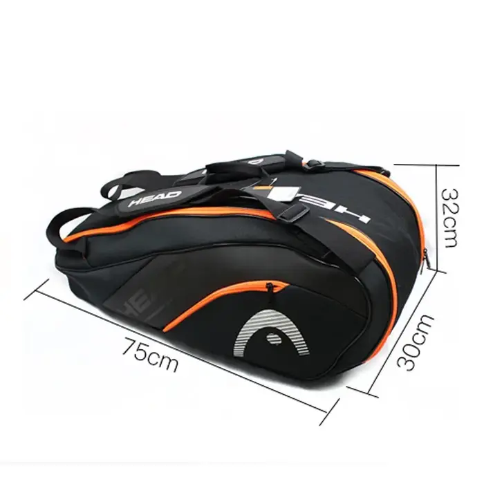 Sac de raquettes de Tennis HEAD grande capacité 6 PK sac de sport à coque rigide 9