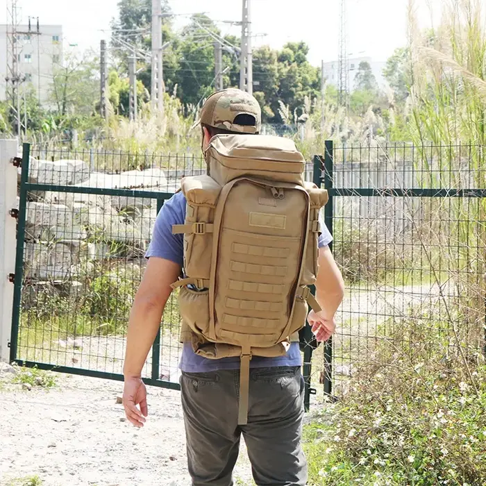 70L sac à dos tactique haute capacité pour hommes sac de randonnée en plein air sport attaque chasse Camping sac à dos expansion Ba