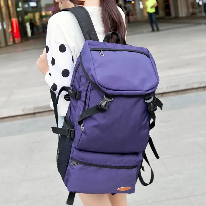 Sac de randonnée surdimensionné de grande capacité, étanche, 55l, pour l'extérieur, Sport, escalade,