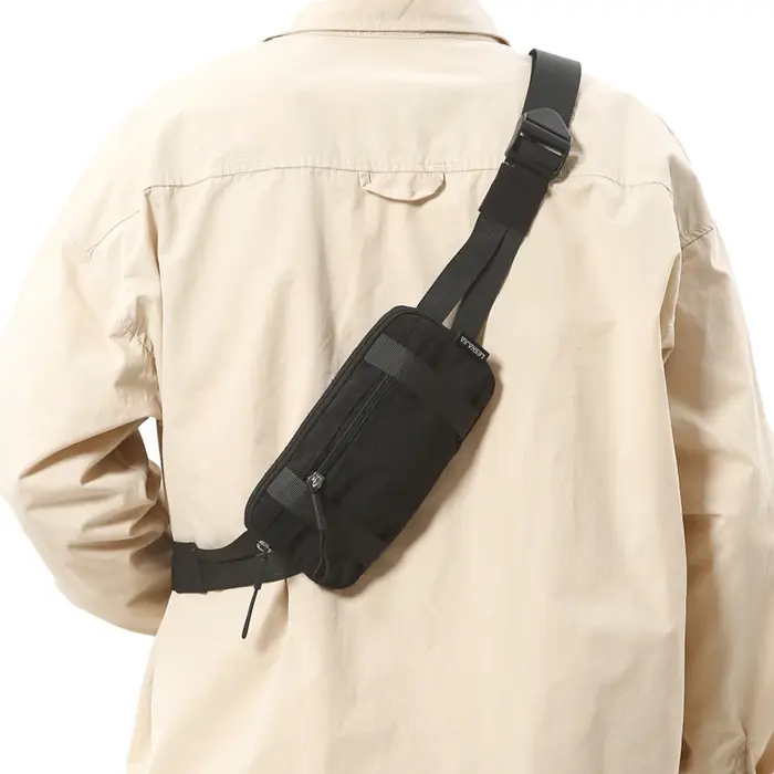 Le nouveau petit sac d'alpinisme diagonale sac de taille de sport sac d'extérieur sac de course tout-Match sac de cyclisme homme femme