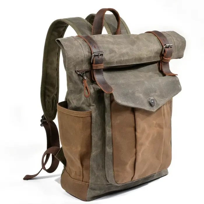 Sac à dos rétro - sac à double bandoulière pour hommes et femmes