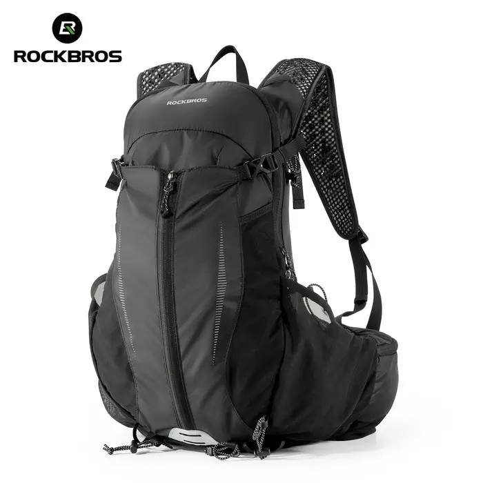 ROCKBROS Sac à dos imperméable extensible 19L grande capacité sac à dos tactique cyclisme randonnée trekking sports de plein air sac de voyage