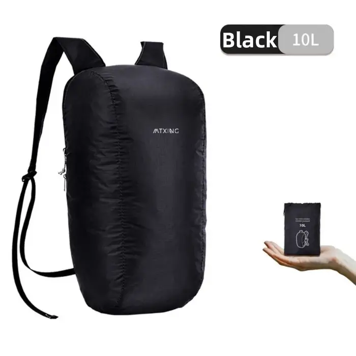 Nouveau sac à dos pliable de 10 L
