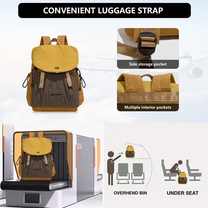 Le sac à dos est léger