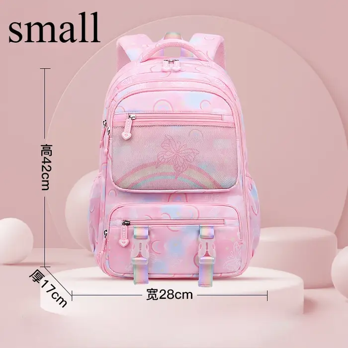 Sac à dos enfant pour fille arc-en-ciel papillon enfants Bookbag sac d'école sac à dos d'école prima