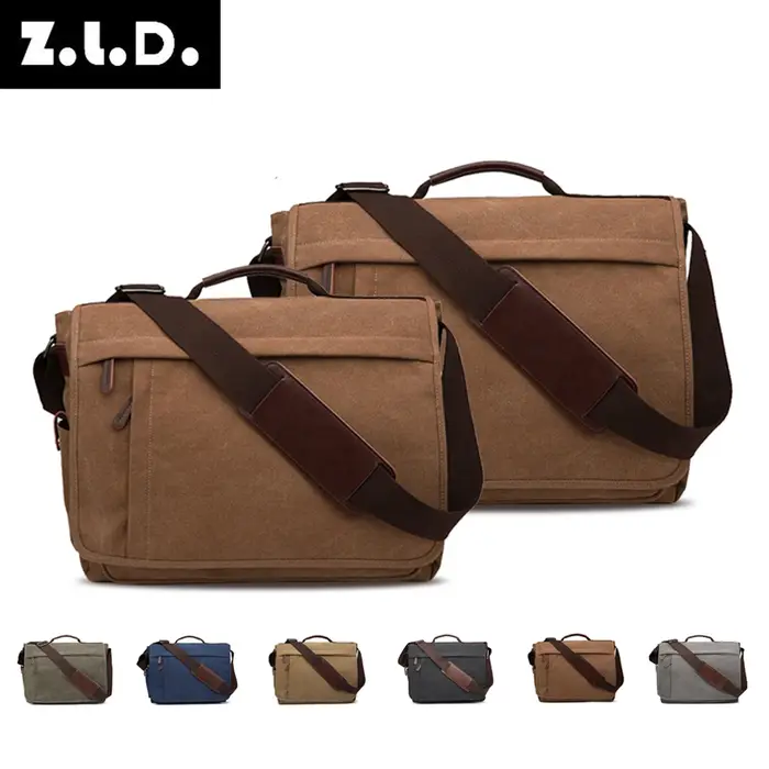 Sac à Bandoulière en Toile pour Homme