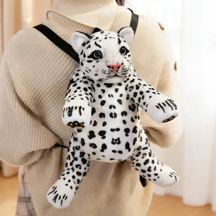 Sac à dos créatif Tigre Léopard, sac animalier de simulation, sac de voyage réaliste, souvenir du zo
