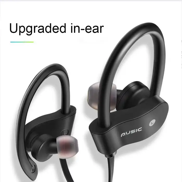 Écouteurs sans fil Bluetooth 4.1, casque d'écoute pour sport, course à pied, musique stéréo, Mini crochets d'oreille HIFI suspendus pour téléphone portable