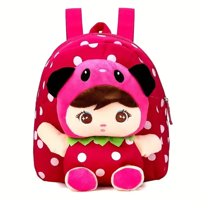 Sac à dos pour enfants, sacs à dos pour petites filles, adorables jouets en peluche douce pour fille