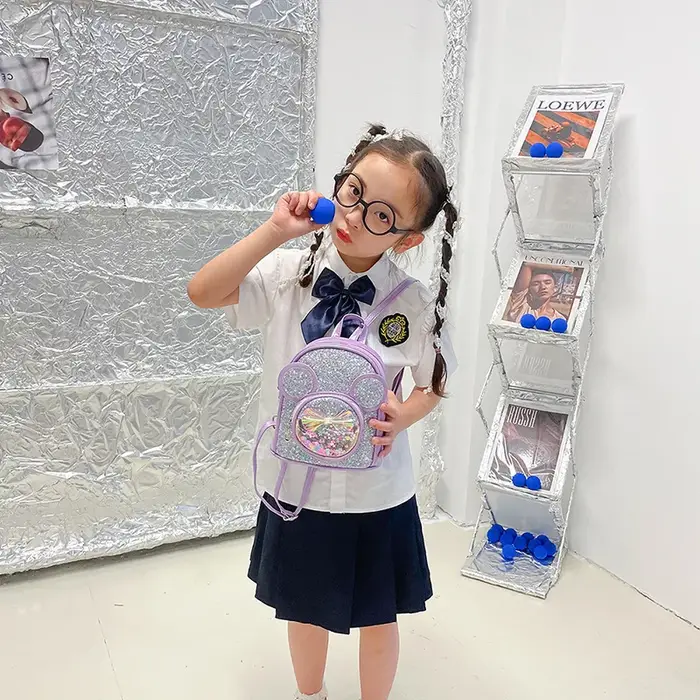 Nouveau sac pour enfants mignon mode paillettes sacs à dos de maternelle pour bébé filles dessin animé cartable