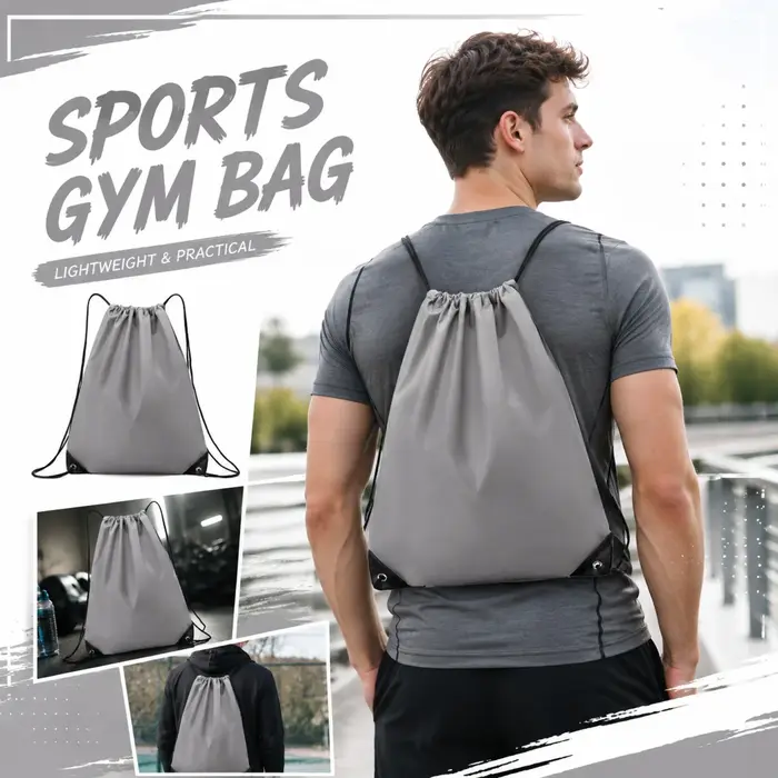 Sacs à dos imperméables à cordon de serrage, pliables et légers, sacs de sport et de fitness, sacs à