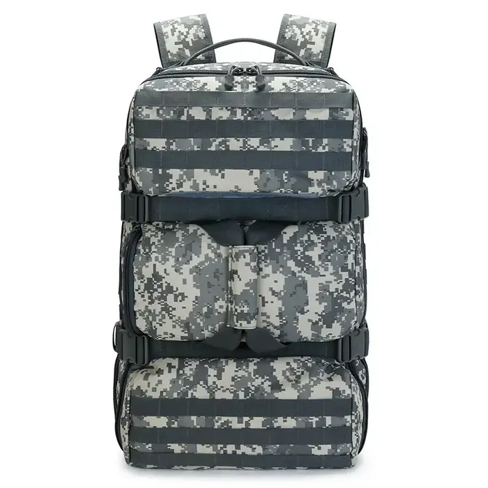 Sac à dos de chasse tactique 65L, sac à bandoulière d'extérieur, sac à dos étanche en Nylon, Trekkin