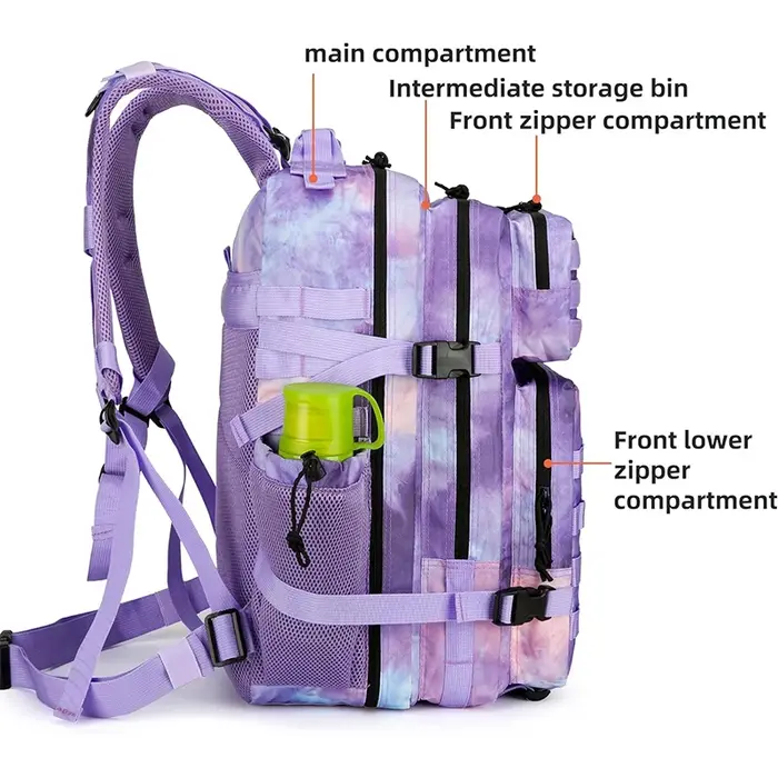 20L 45L 3P sac à dos tactique sac 3 jours d'assaut sac à dos en plein air étanche escalade sac à dos Camping randonnée chasse Mochila sac