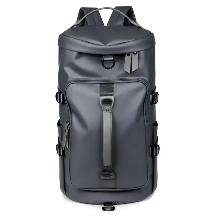Sac à dos de sport noir rond pour hommes et femmes