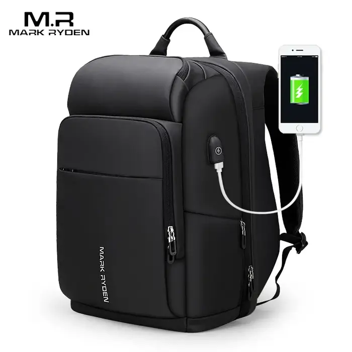 Mark Ryden 17 pouces pochette d'ordinateur hommes sac à dos multifonction USB charge grande capacité