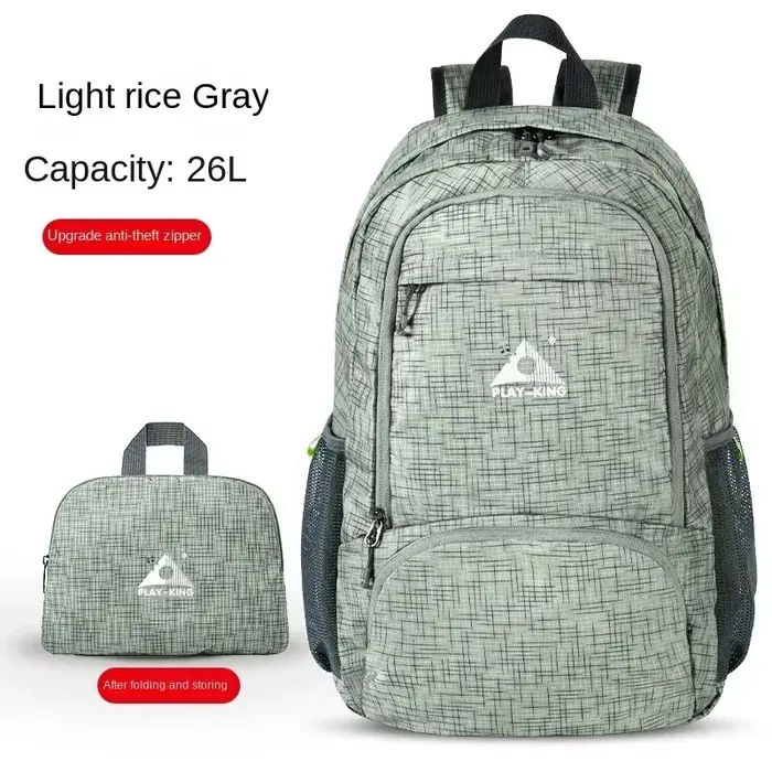 Sac de peau transfrontalier voyage en plein air pliable léger loisirs sport Camping sac à dos randonnée