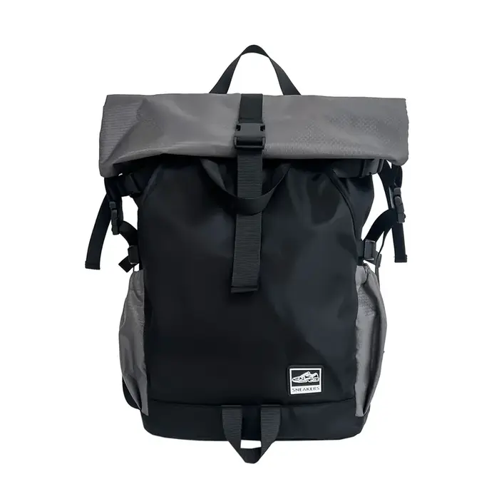 Sac à dos à enroulement pour hommes – Sac de sport et de fitness avec compartiment à chaussures